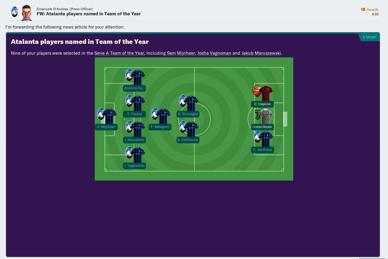 2024 serie a team of the year