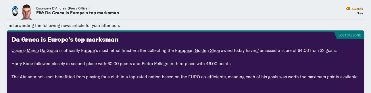 da graca top scorer in europe