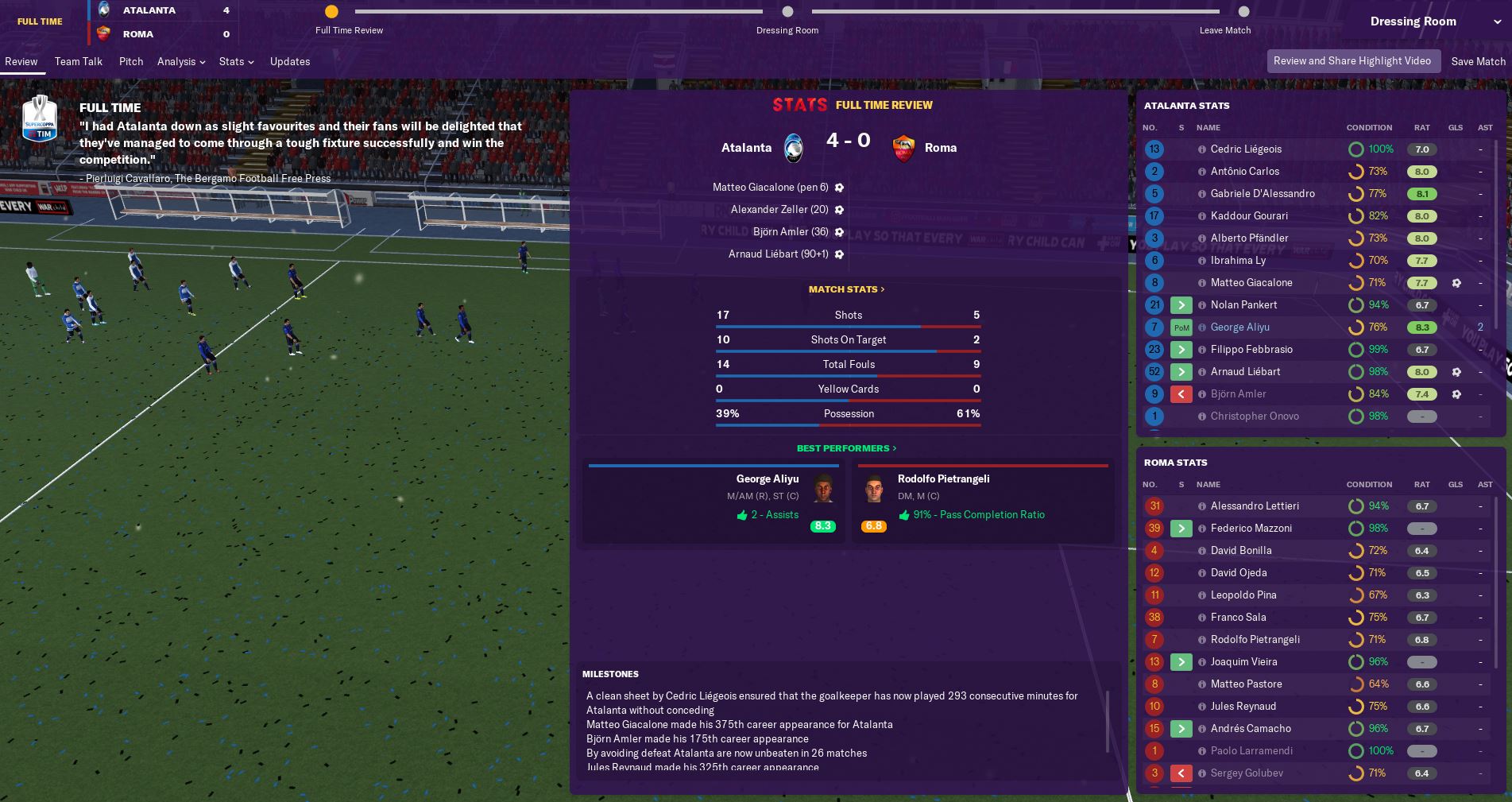 Ita Super Cup win in snow