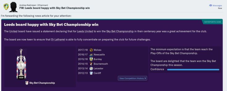 Champions in centenary