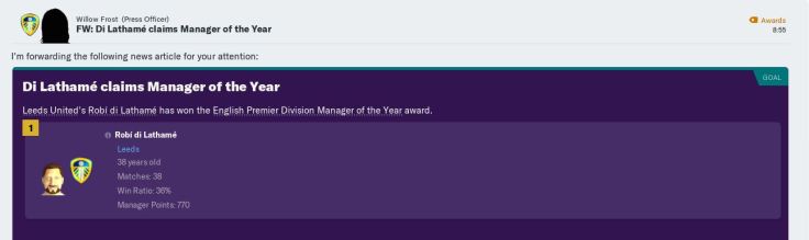 Manger of the Year
