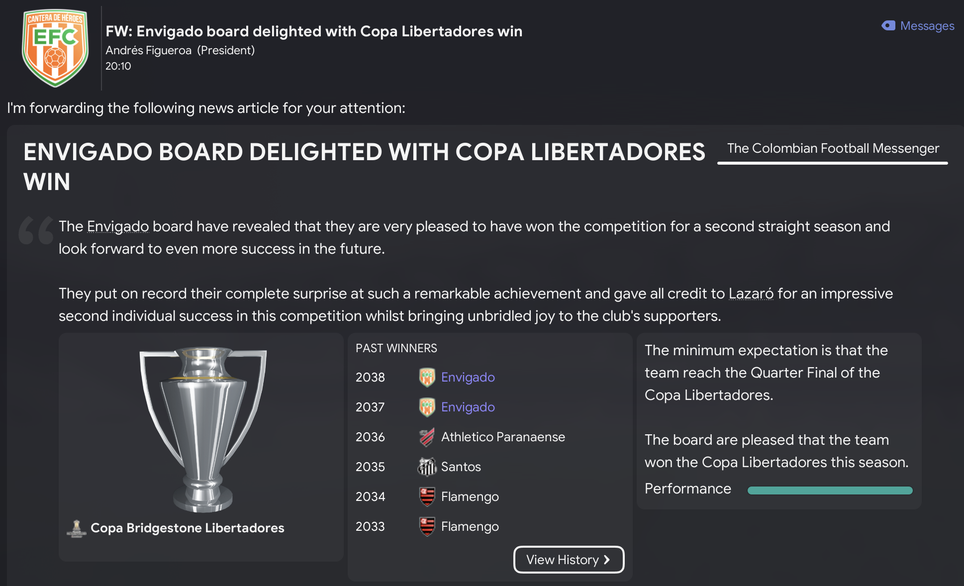Wonderkid Factory | Part 34 | Copa Libertadores Repeats – Football ...