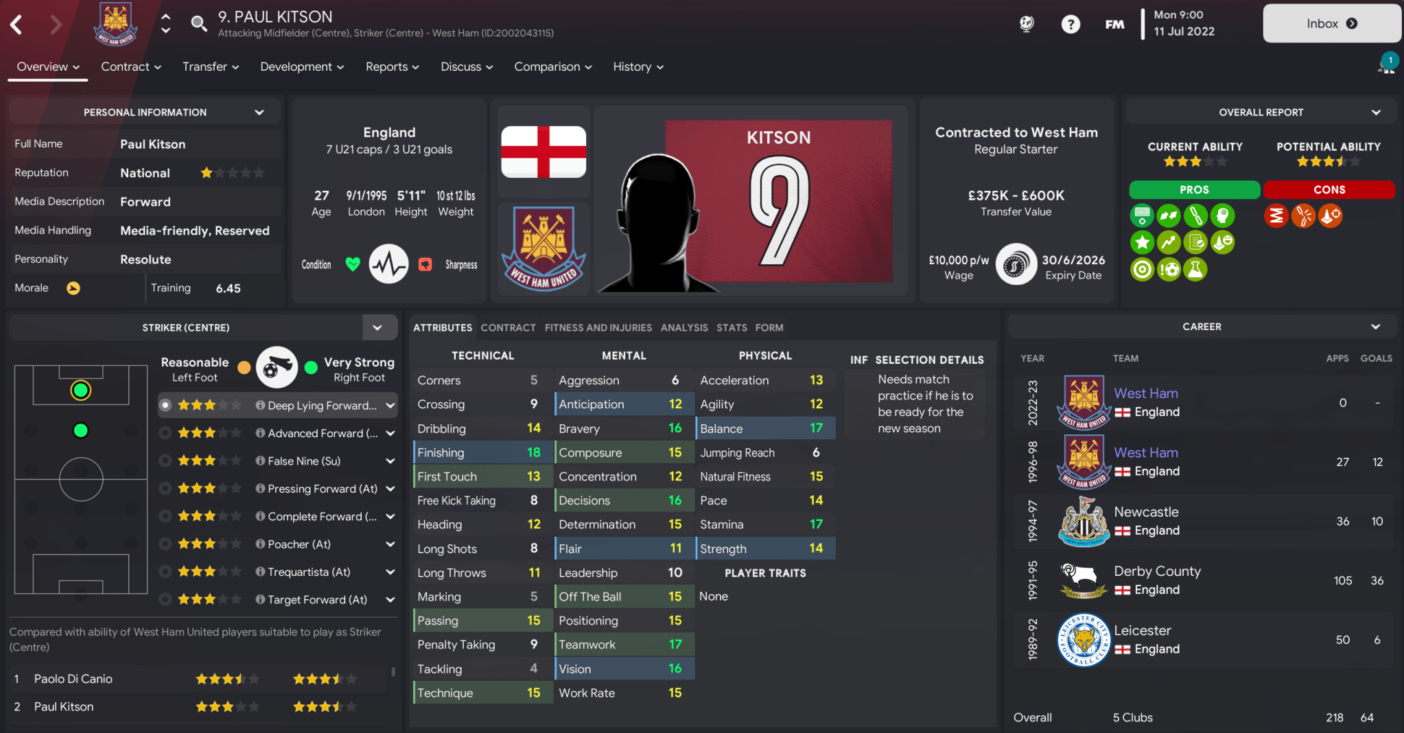 FM Experiment | FM Retro 98/99 | Part 1: West Ham Wonderkids – Football ...