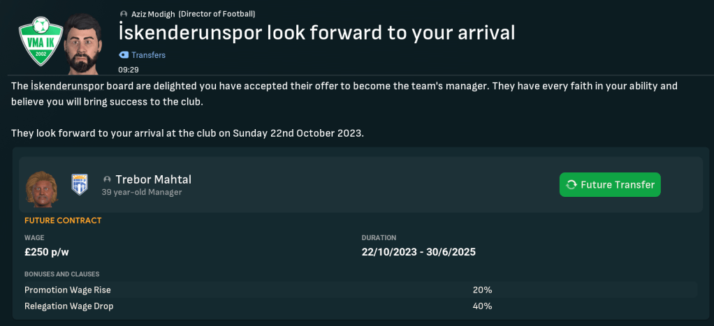 Trebor Mahtal set to join Ískenderunspor